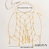 Elegant Iron Geometric Mesh Leaf Tassel Chest Body Chains for Daily Party SC9528-5