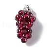 Natural Garnet Cluster Pendants G-G928-01P-1