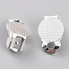 304 Stainless Steel Clip-on Earring Findings STAS-Y001-05S-3