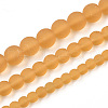 Transparent Glass Beads Strands GLAA-T032-T8mm-MD08-4