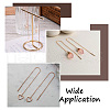 Craftdady Eco-Friendly Brass Stud Earring Findings KK-CD0001-09RG-FF-6