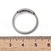 201 Stainless Steel Moon Phase Finger Ring for Women RJEW-A006-04P-1-4