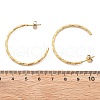 304 Stainless Steel C-Shaped Stud Earrings EJEW-R017-02G-01-4