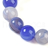 Natural Striped Agate/Banded Agate Beads Strands G-Z060-A01-C26-3