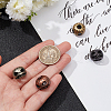  4Pcs 4 Colors Brass EDC European Beads FIND-NB0005-01-3