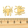201 Stainless Steel Connector Charms STAS-U003-03G-3