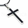 Alloy Enamel Pendant Necklaces NJEW-S381-095-1