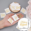Olycraft 9Pcs 9 Styles Nickel Self-adhesive Picture Stickers DIY-OC0004-28-2
