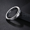 Cross Stainless Steel Rotating Finger Ring PW-WG58926-02-5