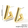 Geometric Shiny Plastic Stud Earrings FD4896-3-1