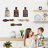 Wooden Pendant Decoration HJEW-WH0073-011-4