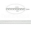 Tarnish Resistant 304 Stainless Steel Twisted Chains CHS-H007-61B-2
