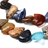 Natural & Synthetic Mixed Gemstone Beads Strands G-Z088-03-4