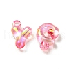 UV Plating Rainbow Iridescent Acrylic Pendants OACR-K003-007A-2