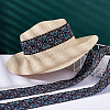 7M Ethnic Style Embroidery Polyester Ribbons OCOR-WH0020-16A-01-2