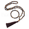 Natural Hematite Round Beaded Pendant Necklaces & Bracelets Sets FS-WG9D102-27-2