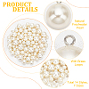   112Pcs 14 Style ABS Plastic Imitation Pearl Pendants KY-PH0001-85-4