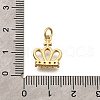 Brass Micro Pave Cubic Zirconia Pendants KK-I275-22G-3