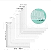 7Pcs Acrylic L Rulers PW-WG86558-01-4