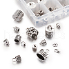 Tibetan Style Alloy Cord Ends TIBE-TA0001-16AS-4