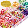 2400Pcs 15 Colors Handmade Polymer Clay Beads CLAY-YW0001-27B-4