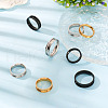  12Pcs 6 Size 201 Stainless Steel Grooved Finger Ring Settings RJEW-TA0001-05P-13