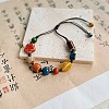 Ceramic Beads Braided Bead Bracelets FS-WGF5CE7-01-1