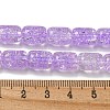 Transparent Crackle Glass Beads Strands GLAA-NH0001-04F-4