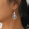 Hollow Zinc Alloy Dangle Earrings & Necklaces Sets FS-WG82BBD-01-4