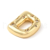 Brass Micro Pave Clear Cubic Zirconia Pendant KK-Z046-01G-D-2