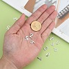 Tarnish Resistant 201 Stainless Steel Number Charms STAS-S035-M-4