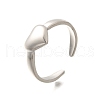304 Stainless Steel Open Cuff Rings for Women RJEW-R010-04S-4