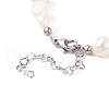 Mother's Day Jewellery Natural Baroque Keshi Pearl Beaded Necklace with 304 Stainless Steel Clasp for Women NJEW-JN04083-4