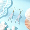 304 Stainless Steel Dangle Earrings EJEW-MZ00454-01-1