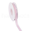 10 Yards Flat Polycotton(Polyester Cotton) Ribbon OCOR-TAC0030-01C-12