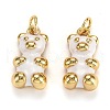 Real 18K Gold Plated Brass Pendants KK-L206-001D-G-1