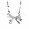 Sweet Stainless Steel Butterfly Pendant Necklace for Women's Daily Wear XI7934-2-1