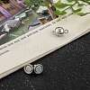 Rack Plating Brass Magnetic Clasps with Loops X-KK-F801-02A-P-6