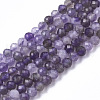 Natural Amethyst Beads Strands G-R465-03B-1