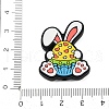 Easter Rabbit Silicone Beads SIL-V002-05A-3