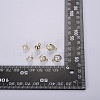12Pcs 6 Style Alloy & Brass Stud Earring Findings DIY-SZ0009-36-8