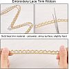 Metallic Lace Trim MCOR-WH0003-03D-5