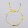 Adjustable Nylon Cord Braided Bracelets AV3788-4-2