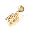 304 Stainless Steel Rhinstone Pendant STAS-H202-50G-E-2