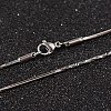304 Stainless Steel Snake Chain Necklaces NJEW-O096-B-23P-1