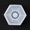 Hexagon Candlestick Food Grade Silicone Molds DIY-D071-04-4
