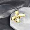 304 Stainless Steel Open Cuff Finger Rings for Women STAS-Z111-06G-4