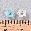 Frosted Transparent Acrylic Beads X-OACR-N137-72I-4