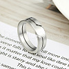 304 Stainless Steel Finger Rings FS-WGF5903-01-1