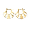 304 Stainless Steel Hoop Earrings EJEW-S267-02G-B-2